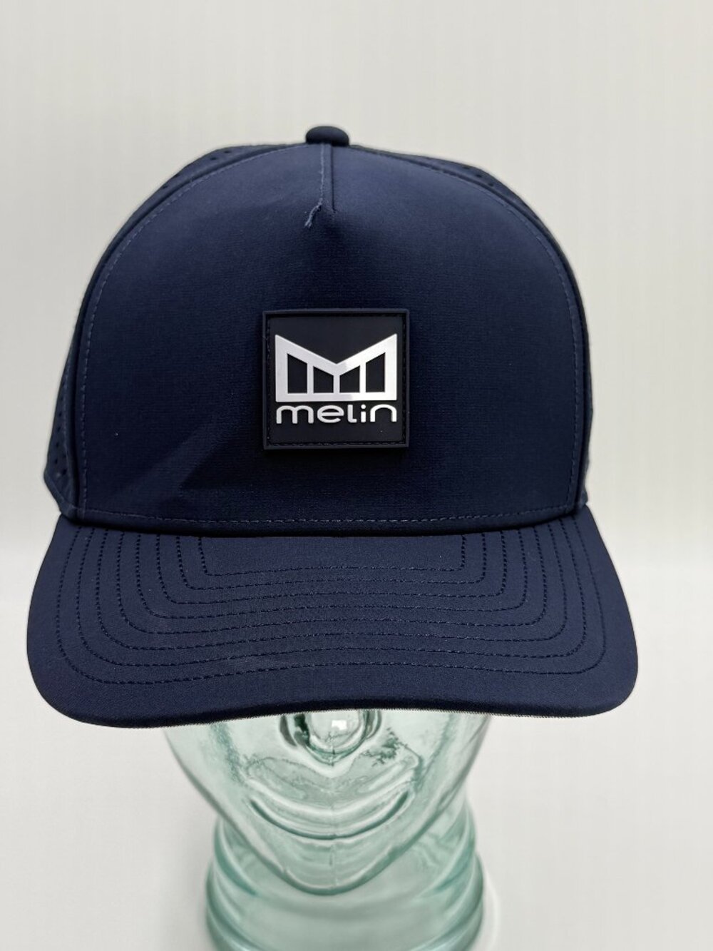 Melin Odyssey Hydro Performance Cap Size XL Dark Blue SnapBack Hat Breathable